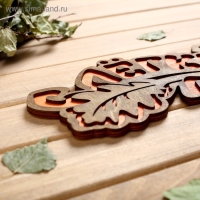 Табличка 2-слойная "С легким паром (листики)", 30х12см МИКС Табличка 2-слойная "С легким паром (листики)", 30х12см МИКС