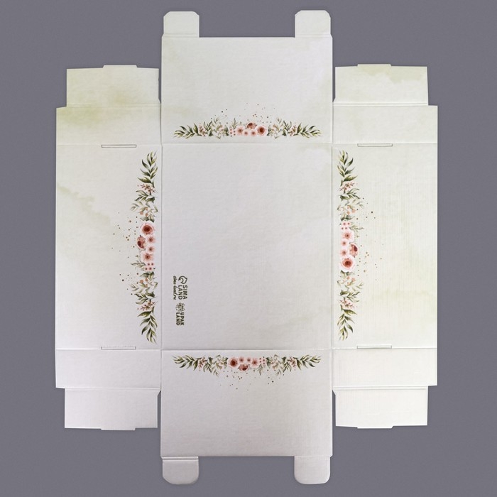 Складная коробка "Розы алые", 31,2 х 25,6 х 16,1 см