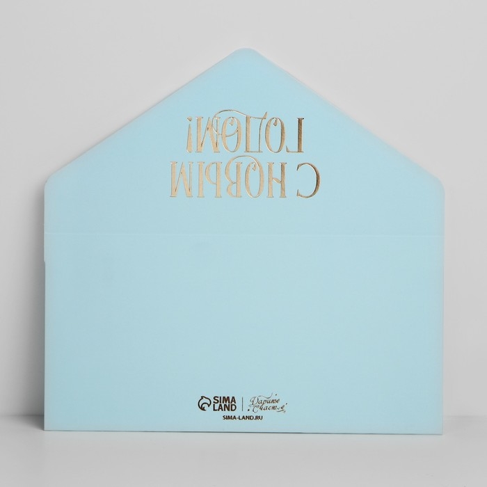 Конверт для денег подарочный «Чудесных мгновений», шары, софт тач, тиснение, 19 х 9.2 см, Новый год Конверт для денег подарочный «Чудесных мгновений», шары, софт тач, тиснение, 19 х 9.2 см, Новый год