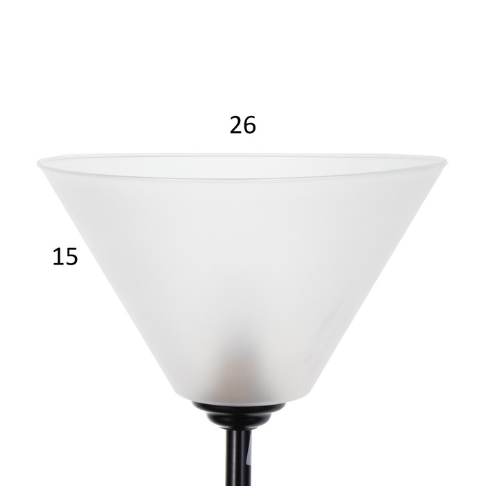 Торшер Торшер "Князь" со столиком 1х15Вт Е27 МОДЕЛЬ: BR 01042 черный/прозрачный