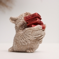 Фигура "Сова с книгами" 10х8х6см