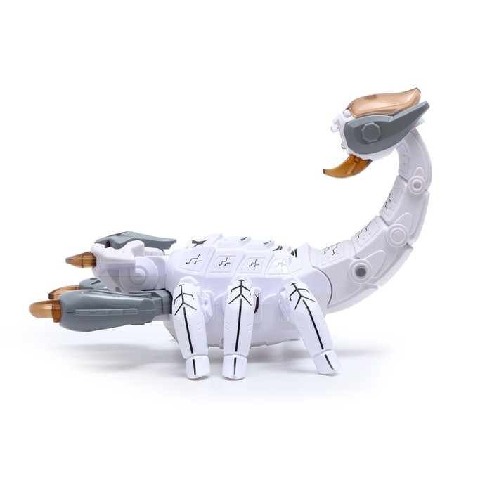 Скорпион «Техно», эффект дыма, световые и звуковые эффекты, работает от батареек, цвет белый Скорпион «Техно», эффект дыма, световые и звуковые эффекты, работает от батареек, цвет белый