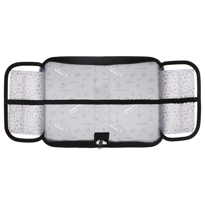 Пенал 1 секция, 130 х 210 х 40 мм, 2 откидные планки, тканевый, Calligrata TOP, Content Пенал 1 секция, 130 х 210 х 40 мм, 2 откидные планки, тканевый, Calligrata TOP, Content "Аниме клинок"