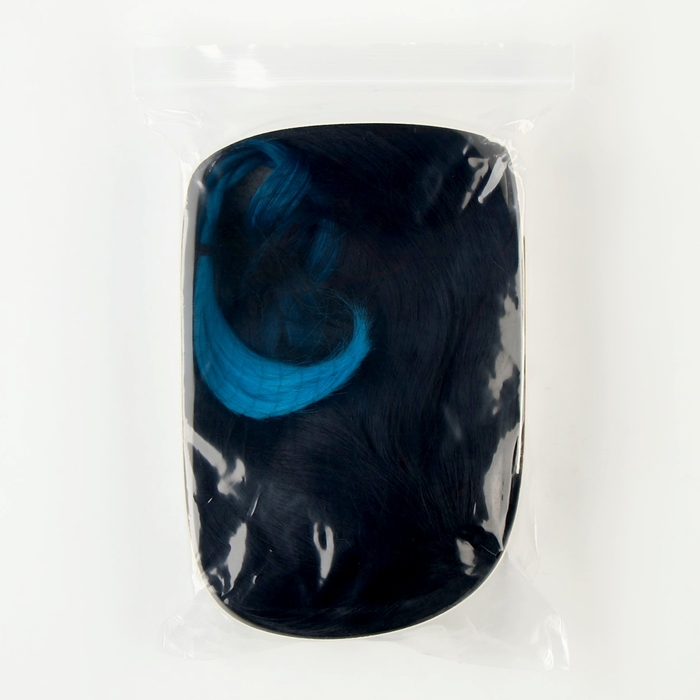 Карнавальный парик &laquo;Аниме&raquo; цвет голубой с косами