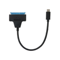 Переходник для SATA, подключение жестких дисков к Type-C, черный Переходник для SATA, подключение жестких дисков к Type-C, черный