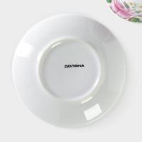 Чайная пара керамическая Доляна &laquo;Томная роза&raquo;, 2 предмета: чашка 250 мл, блюдце d=14 см