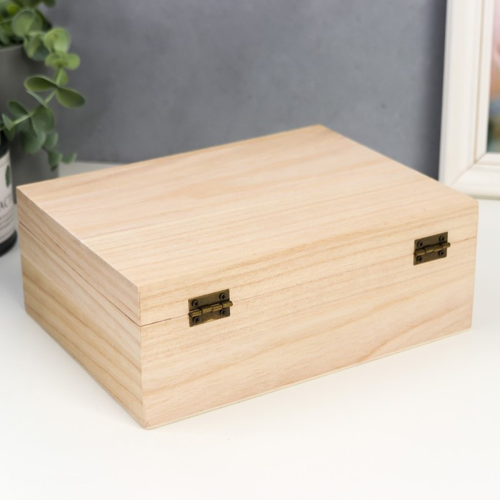 Шкатулка дерево для росписи, 22х8,5х16,5 см Шкатулка дерево для росписи, 22х8,5х16,5 см