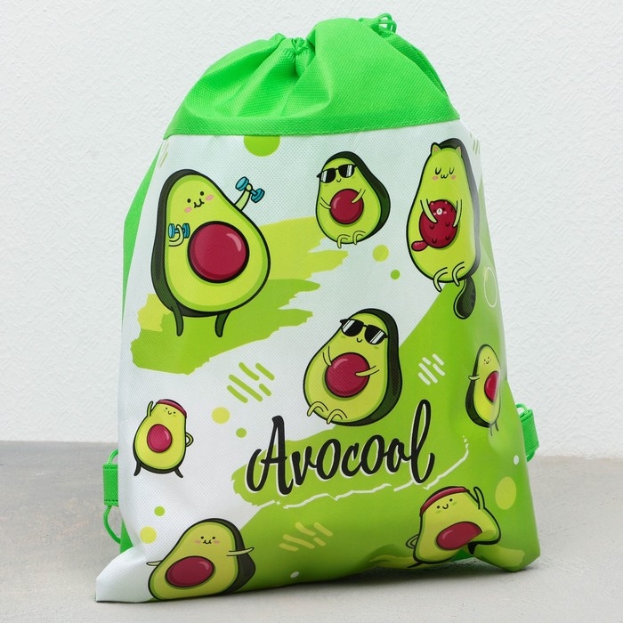 Мешок для обуви &laquo;Авокадо&raquo;  полиэстер, размер 30 х 40 см