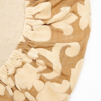 Чехол на стул трикотаж жаккард, цвет светло-коричневый, 100% полиэстер Чехол на стул трикотаж жаккард, цвет светло-коричневый, 100% полиэстер