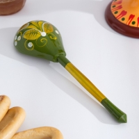 Ложка полубаская «Зеленая роспись», ручная работа Ложка полубаская «Зеленая роспись», ручная работа