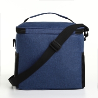 Термосумка на молнии, наружный карман, 12 л, цвет синий Термосумка на молнии, наружный карман, 12 л, цвет синий