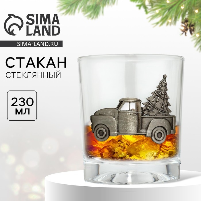 Новый год. Бокал для виски &laquo;С Новым годом&raquo;, 230 мл