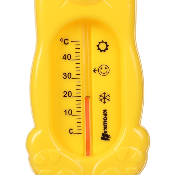 Термометр для ванной &laquo;Обезьянка&raquo;, цвет МИКС желтый/зеленый
