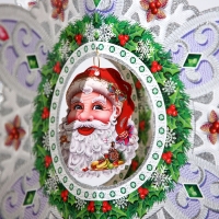 Декоративное украшение (подвеска) "Снежинка" 50х40 см