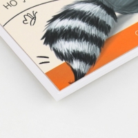 Скетчбук А5, 80 листов,твердая обложка, &laquo;Енот&raquo;.