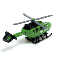 Вертолёт металлический &laquo;Спасатель&raquo;, инерционный, цвет МИКС