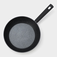 Сковорода Доляна &laquo;Первый дом&raquo;, d=28 см, h=8 см, индукция, цвет чёрный