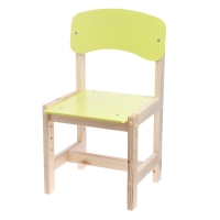 Стул деревянный регулируемый "Желтый" (0-2)