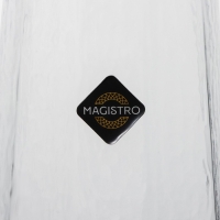 Набор бокалов для шампанского стеклянный Magistro &laquo;Дарио&raquo;, 180 мл, 7&times;27,5 см, 2 шт