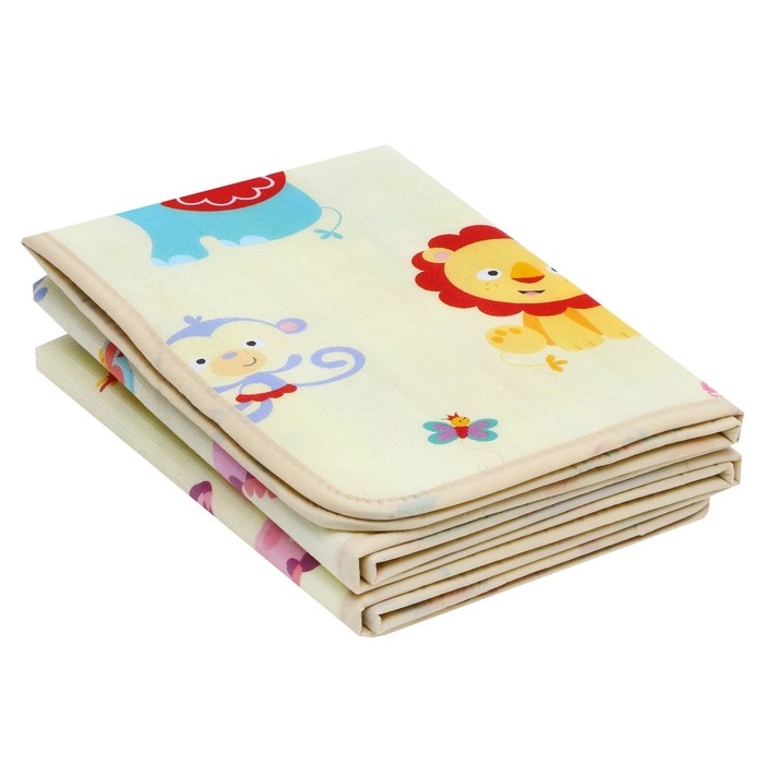 Игровой коврик для детей складной &laquo;Мои друзья&raquo;, двусторонний, размер 180х100 см, Крошка Я