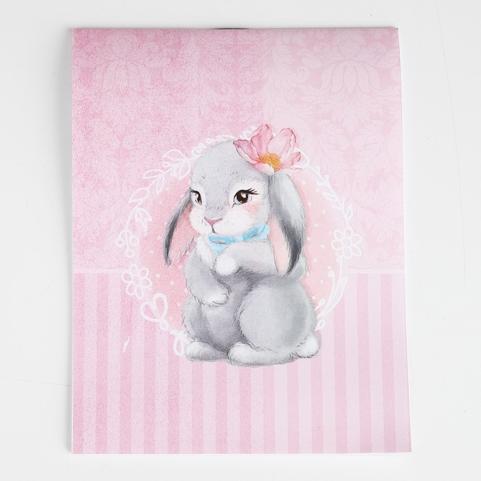 Набор подарочный для девочки Набор подарочный для девочки "Зайка", сумка, блокнот