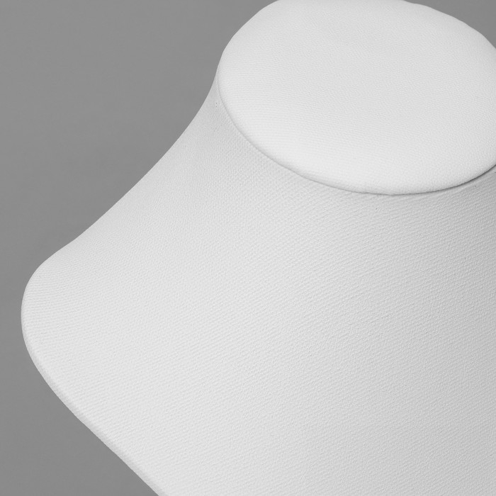 Бюст для украшений, 17,5&times;15&times;23 см, h=23 см, цвет белый