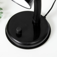 Лампа настольная Е27, светорегулятор (220В) черная (203А) RISALUX Лампа настольная Е27, светорегулятор (220В) черная (203А) RISALUX