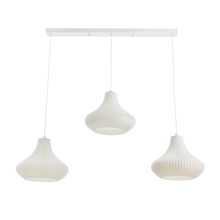 Подвес BayerLux "Аркана" 3хЕ14 15Вт  белый 23х23х20-200см