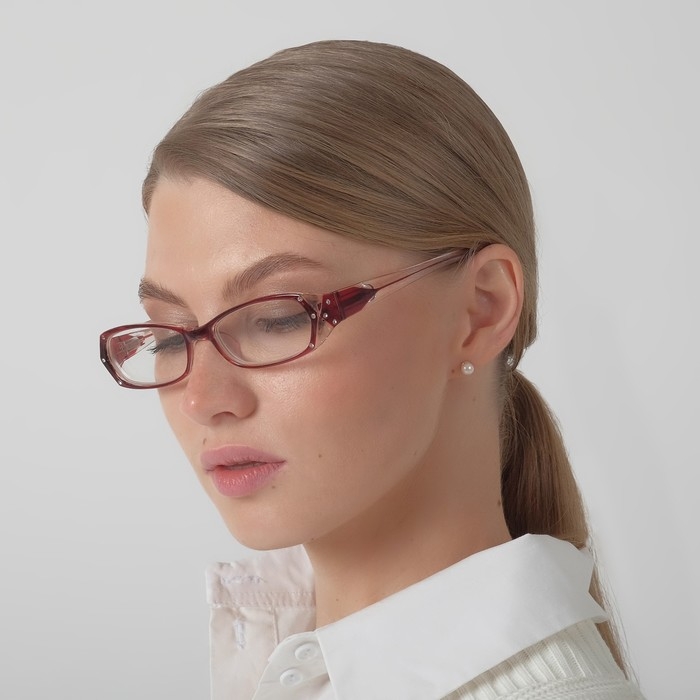 Готовые очки Восток 8852, цвет бордовый, отгибающаяся дужка, +2 Готовые очки Восток 8852, цвет бордовый, отгибающаяся дужка, +2