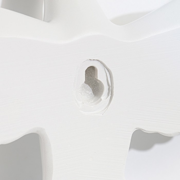 Декорация настенная панно "Птички" 6 штук 14 х 23.5 х 6 см, белый