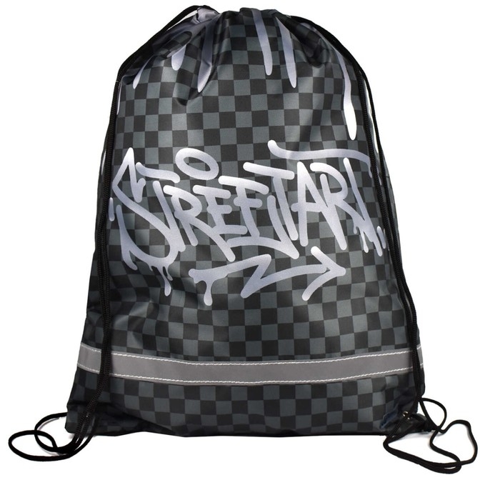 Мешок для обуви 480 х 360 мм, Феникс, сублимация, светоотражающая полоса, Мешок для обуви 480 х 360 мм, Феникс, сублимация, светоотражающая полоса, "Панк"