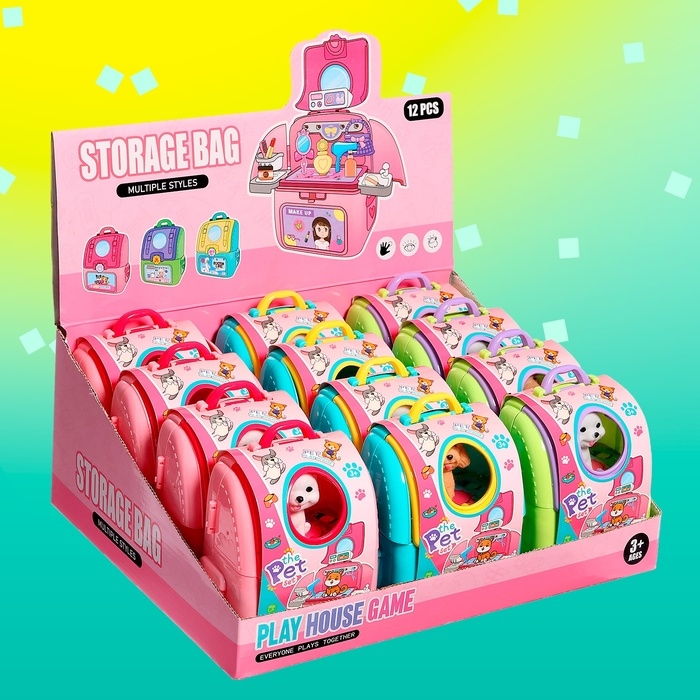 Игрушка-сюрприз «Любимый питомец» в рюкзачке, с аксессуарами, МИКС Игрушка-сюрприз «Любимый питомец» в рюкзачке, с аксессуарами, МИКС