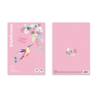 Бумага для акварели А3, 20 листов, ErichKrause "Колибри", блок 180 г/м&sup2;, 100% белизна, картонная папка