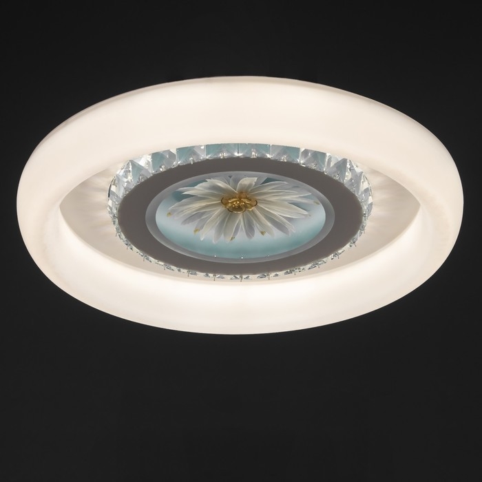 Люстра с ПДУ "Астра" LED 120Вт 3000-6000К белый 50х50х9 см