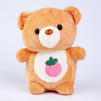 Мягкая игрушка &laquo;Мишка&raquo;, с ягодкой, 20 см