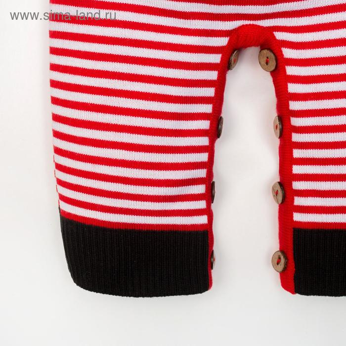 Комбинезон вяз. Крошка Я Комбинезон вяз. Крошка Я "Костюм Деда Мороза" рост 80-86 см