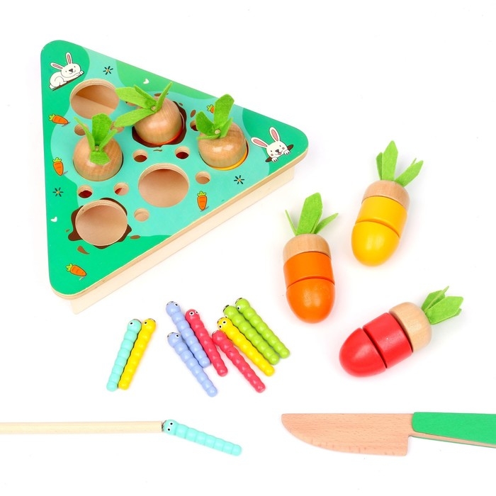 Детский логический центр 3 в 1 «Грядка» 24 × 21 × 5,7 см Детский логический центр 3 в 1 «Грядка» 24 × 21 × 5,7 см