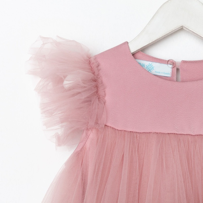 Платье детское с пышной юбкой KAFTAN, рост 98-104, розовый