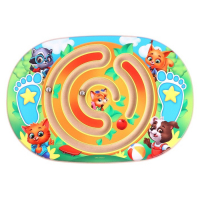 Балансир детский &laquo;Зверята&raquo;, с лабиринтом