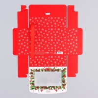 Коробка новогодняя складная &laquo;Счастливого нового года&raquo; 16.5 х 12.5 х 5 см, Новый год