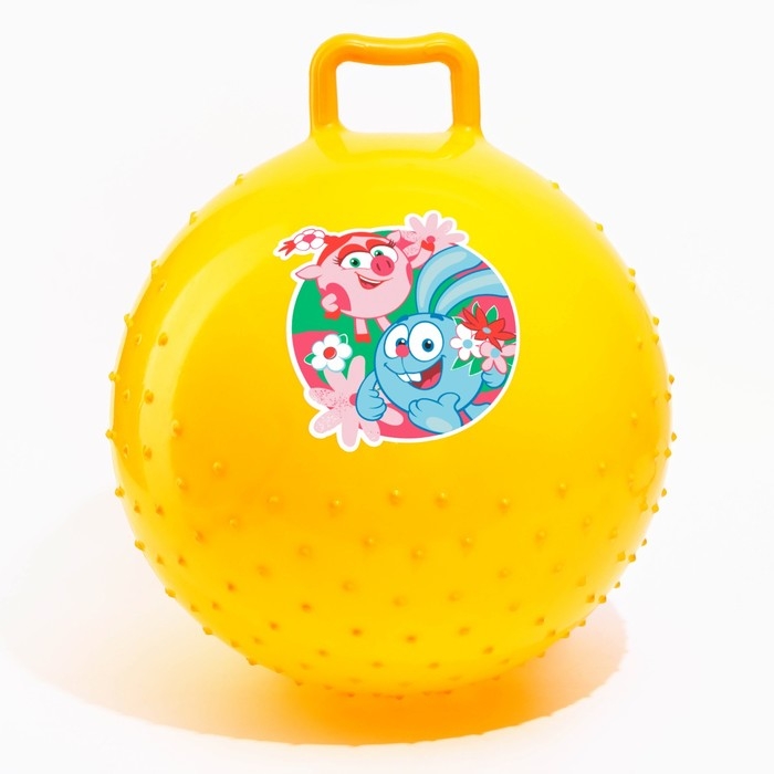 Мяч прыгун Смешарики &laquo;Крош и Нюша&raquo;, d=45 см, 350 г, цвет МИКС