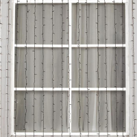 Гирлянда &laquo;Занавес&raquo; 2 &times; 6 м, IP44, УМС, тёмная нить, 1440 LED, свечение мульти, 220 В