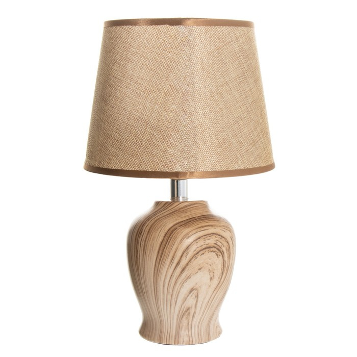 Лампа настольная 16406/1 E14 40Вт светлое дерево 20х20х32 см RISALUX