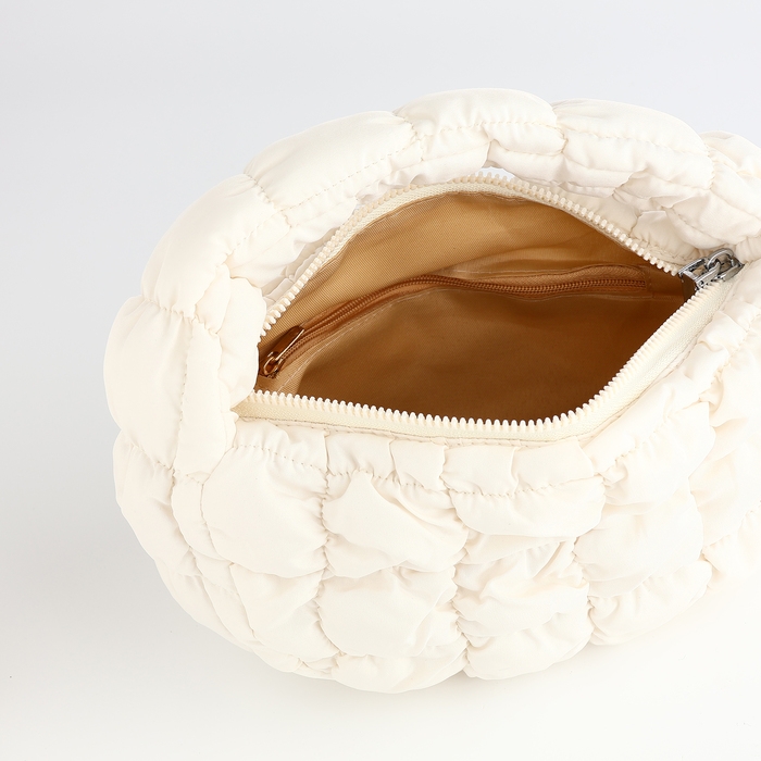 Сумка молодёжная на молнии, цвет белый Сумка молодёжная на молнии, цвет белый