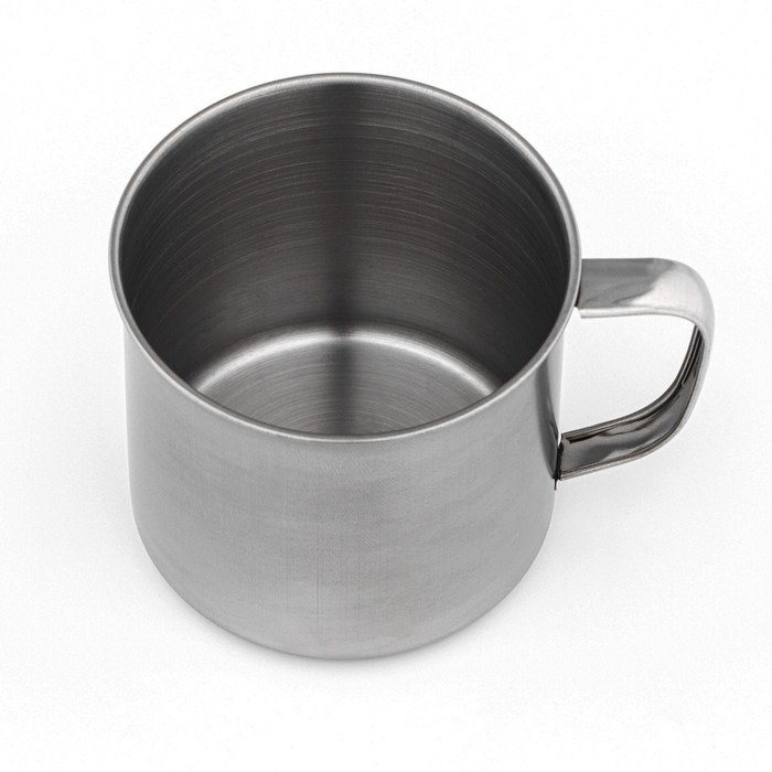 Кружка из нержавеющей стали &laquo;Мэйли&raquo;, 650 мл, d=9 см, цвет хромированный