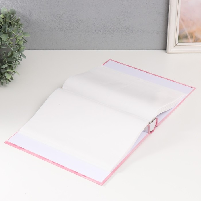 Фотоальбом на 200 фото 13х18 см "Пёрышки в дымке" в коробке МИКС 5,5х23х29,5 см