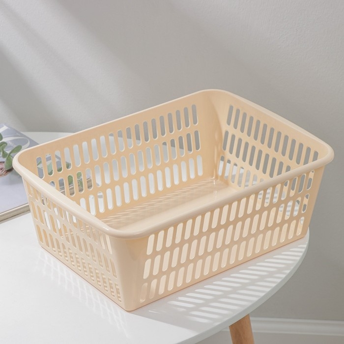 Корзина для хранения, 36&times;25&times;12.5 см, цвет МИКС