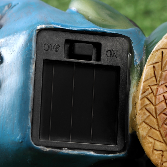 Садовый фонарь Садовый фонарь "Лягушонок с бабочкой" 7х8х15см