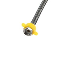 Подводка гибкая для воды ZEIN, фибро-нейлон, 1/2", гайка-гайка, 50 см, черная Подводка гибкая для воды ZEIN, фибро-нейлон, 1/2", гайка-гайка, 50 см, черная