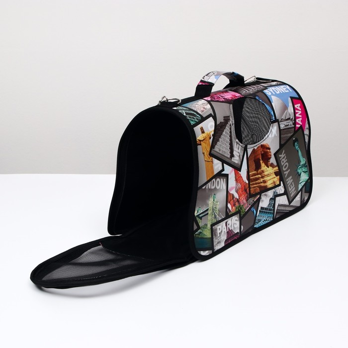 Сумка - переноска для животных Сумка - переноска для животных "Путешественник", размер S, 37,5 х 17 х 22 см